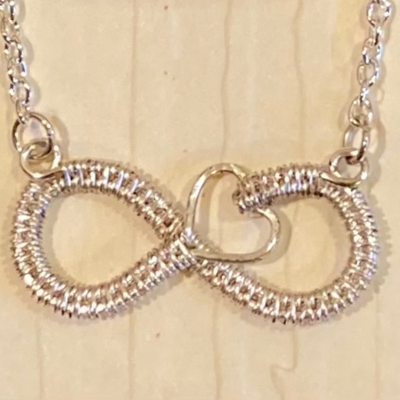Infinity Wire Wrapped Necklace - Picture 1 of 1